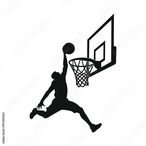 basketball player silhouette