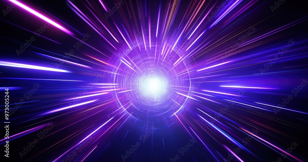 A vibrant, abstract representation of light beams radiating outward, suggesting motion and energy. A vibrant, abstract representation of light beams radiating outward, suggesting motion and energy.