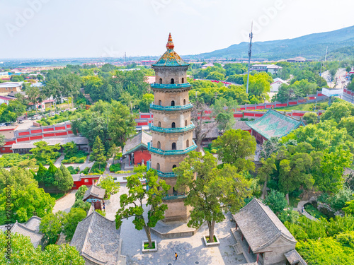 The Relics Pagoda of Jin Temple in Taiyuan, Shanxi photo