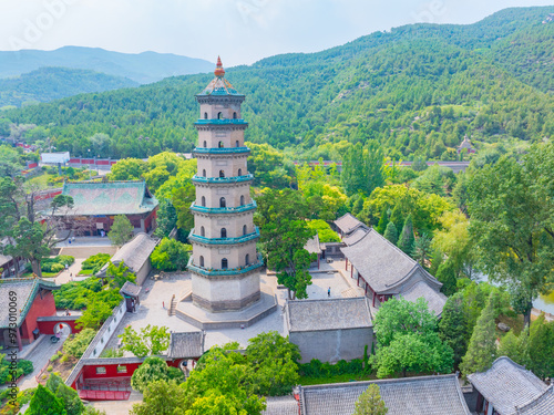 The Relics Pagoda of Jin Temple in Taiyuan, Shanxi photo