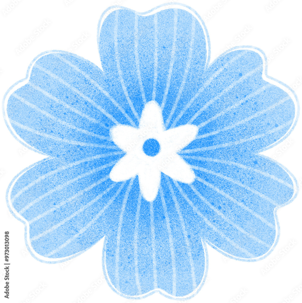 Fototapeta premium Hand-Drawn Floral Clipart In Pastel Shades, Featuring Simple, Delicate Flowers. Perfect For Spring-Themed Crafts, Invitations, And Designs. Easily Adaptable For Various creative projects.
