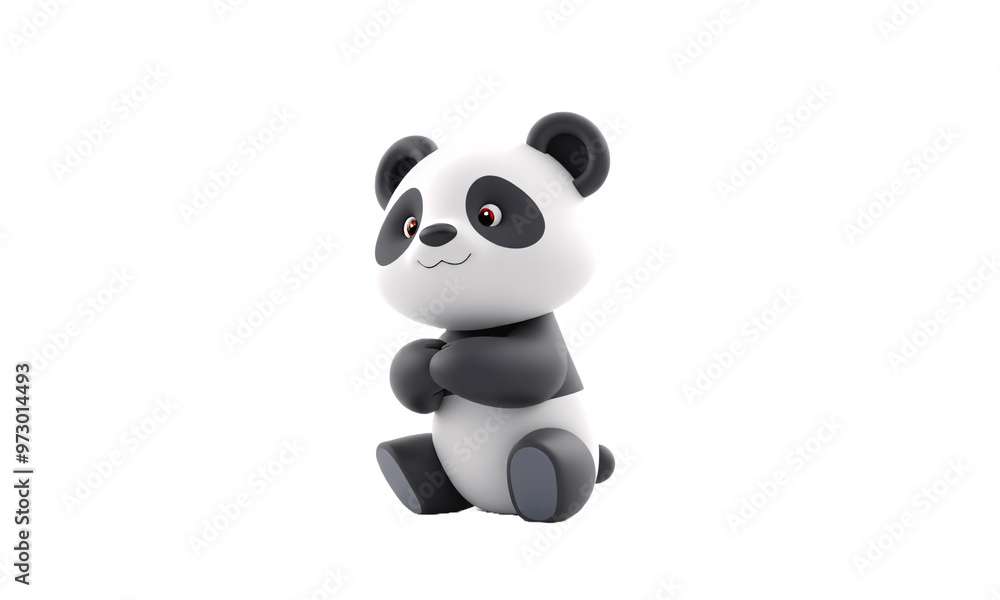 3d cute panda transparent background 3d cute panda transparent background