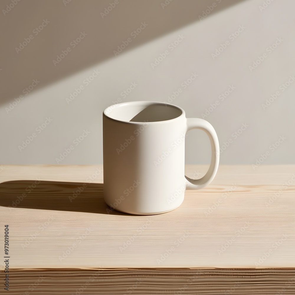 Plain White Cup for Branding and Mockup Plain White Cup for Branding and Mockup