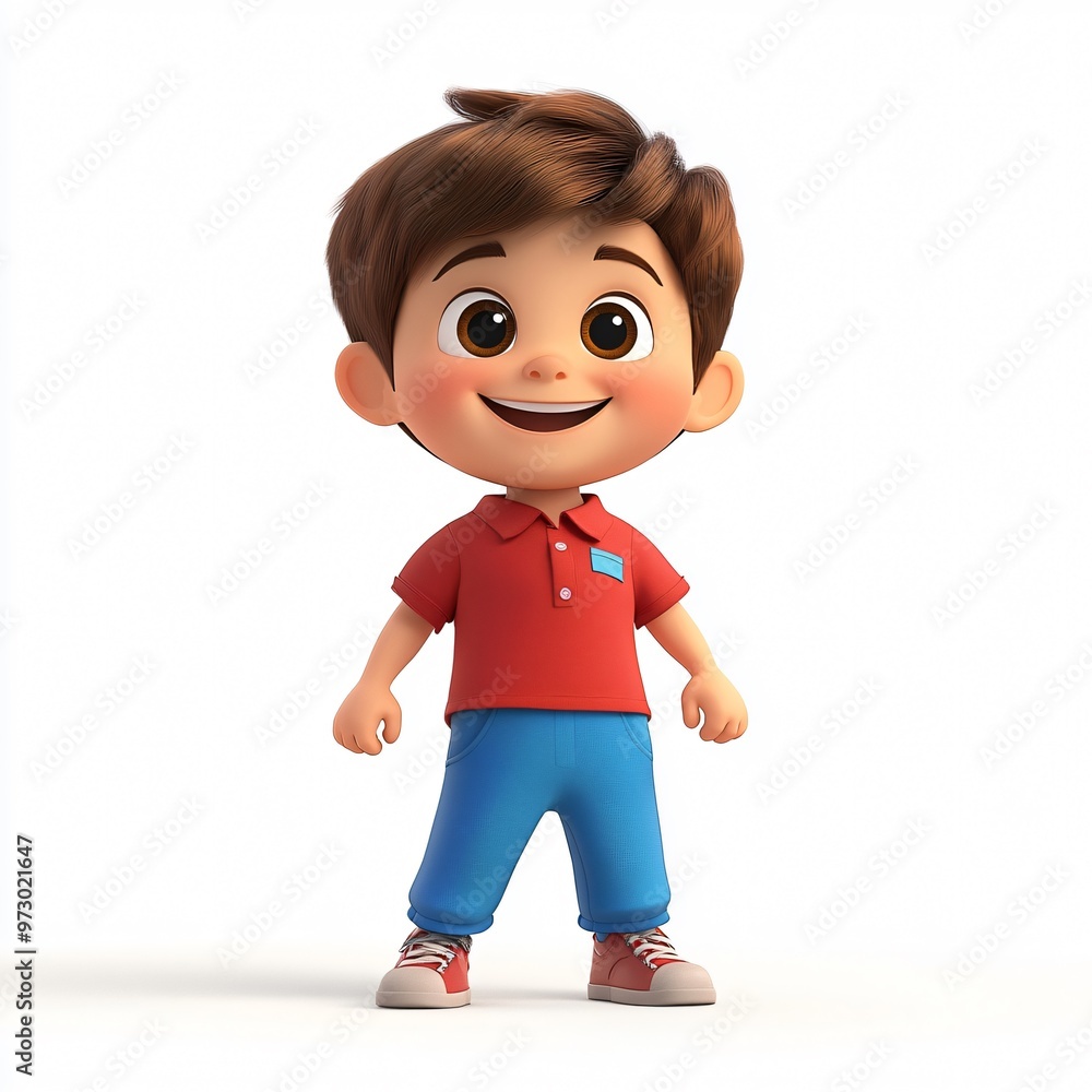A smiling young boy with blond hair, looking cheerful and happy A smiling young boy with blond hair, looking cheerful and happy
