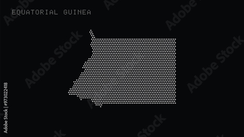 Equatorial Guinea Vector Dot Map