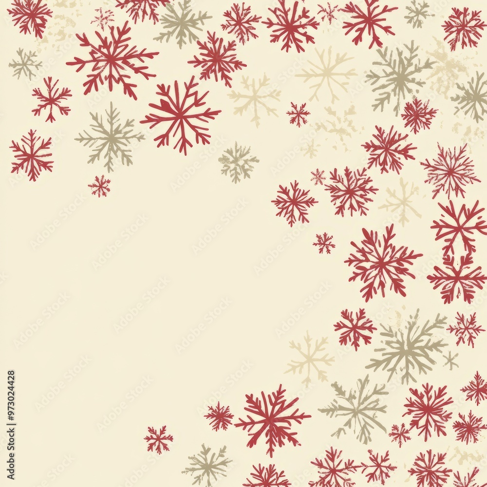 Christmas patterned on beige background Christmas patterned on beige background