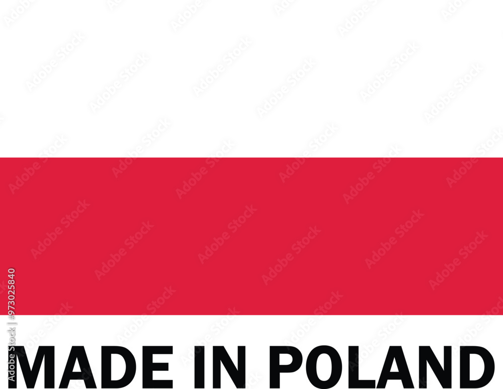 Made in Poland, Make in Poland, Manufacture sign, product icon, Make in Poland icon, Made in Poland with Flag Made in Poland, Make in Poland, Manufacture sign, product icon, Make in Poland icon, Made in Poland with Flag