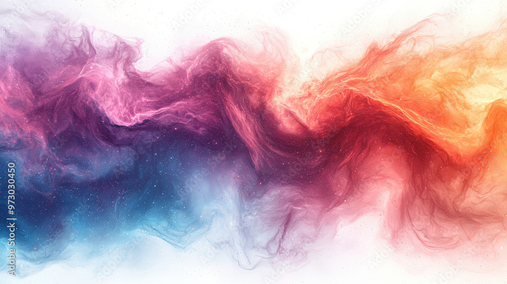 A vibrant cosmic background featuring swirling nebulae in shades of pink, purple, and orange, creating mesmerizing visual effect that evokes sense of wonder and exploration A vibrant cosmic background featuring swirling nebulae in shades of pink, purple, and orange, creating mesmerizing visual effect that evokes sense of wonder and exploration