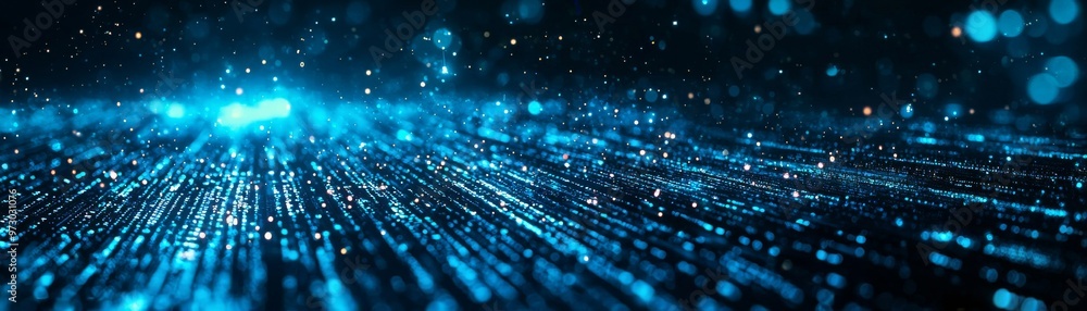 Abstract Blue Bokeh with Sparkles, Digital Art, Abstract Background, Bokeh Effect Abstract Blue Bokeh with Sparkles, Digital Art, Abstract Background, Bokeh Effect