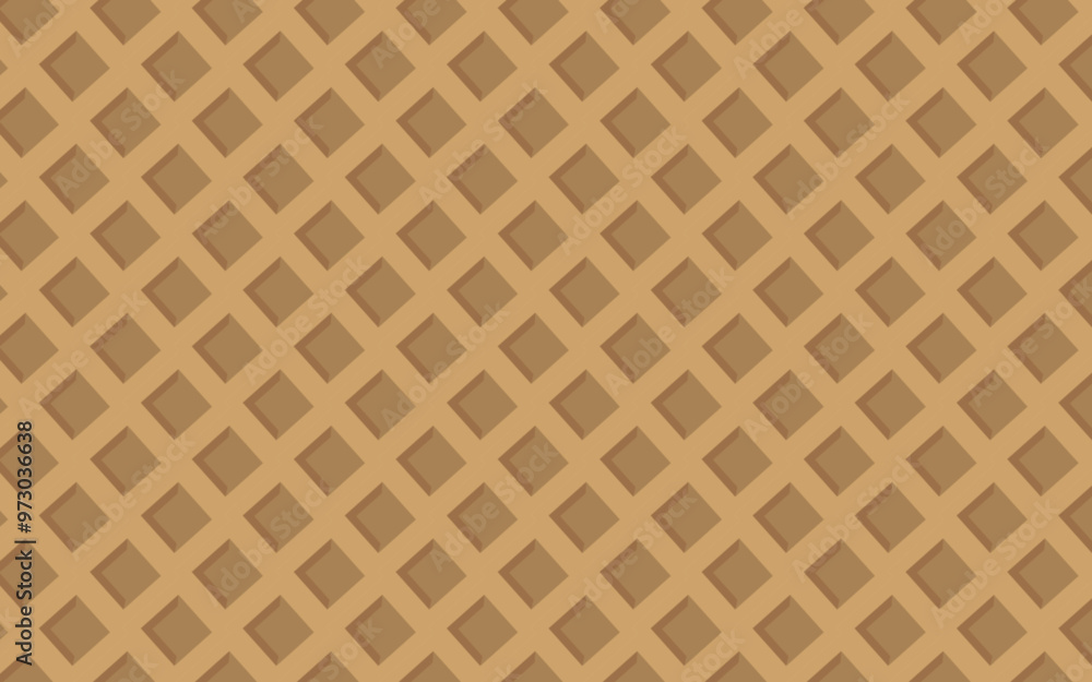 Crisp chocolate waffles summer pattern seamless texture Crisp chocolate waffles summer pattern seamless texture