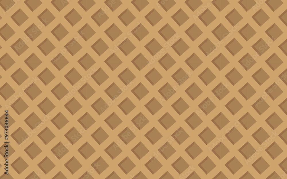 Crisp chocolate waffles summer pattern seamless texture Crisp chocolate waffles summer pattern seamless texture
