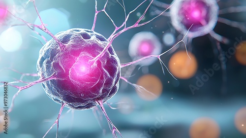 Brain organoid with forming neural networks,