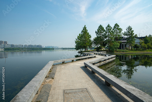 Wetland Park in Shaoxing, Zhejiang, China