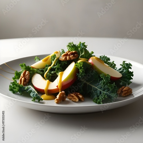 Kale and Apple Salad with Honey Mustard Dressing
This salad is a perfect example of a Sirtfood diet dish, combining nutrient-dense kale with sweet apples and a honey mustard dressing.







 photo