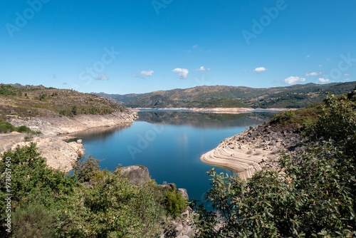 Albufeira de Paradela em no Parque Nacional da Peneda-Gerês em Montalegre, Portugal photo