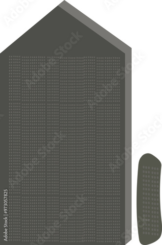 Hand Grinder stones vector illustration. Indian traditonal Grinding Stones. Shil Nora kitchen element isolated on white background for cartoon animation