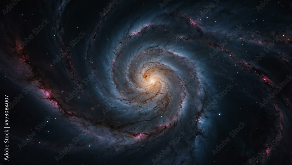 Dark nebula swirling with cosmic energy. Dark nebula swirling with cosmic energy.