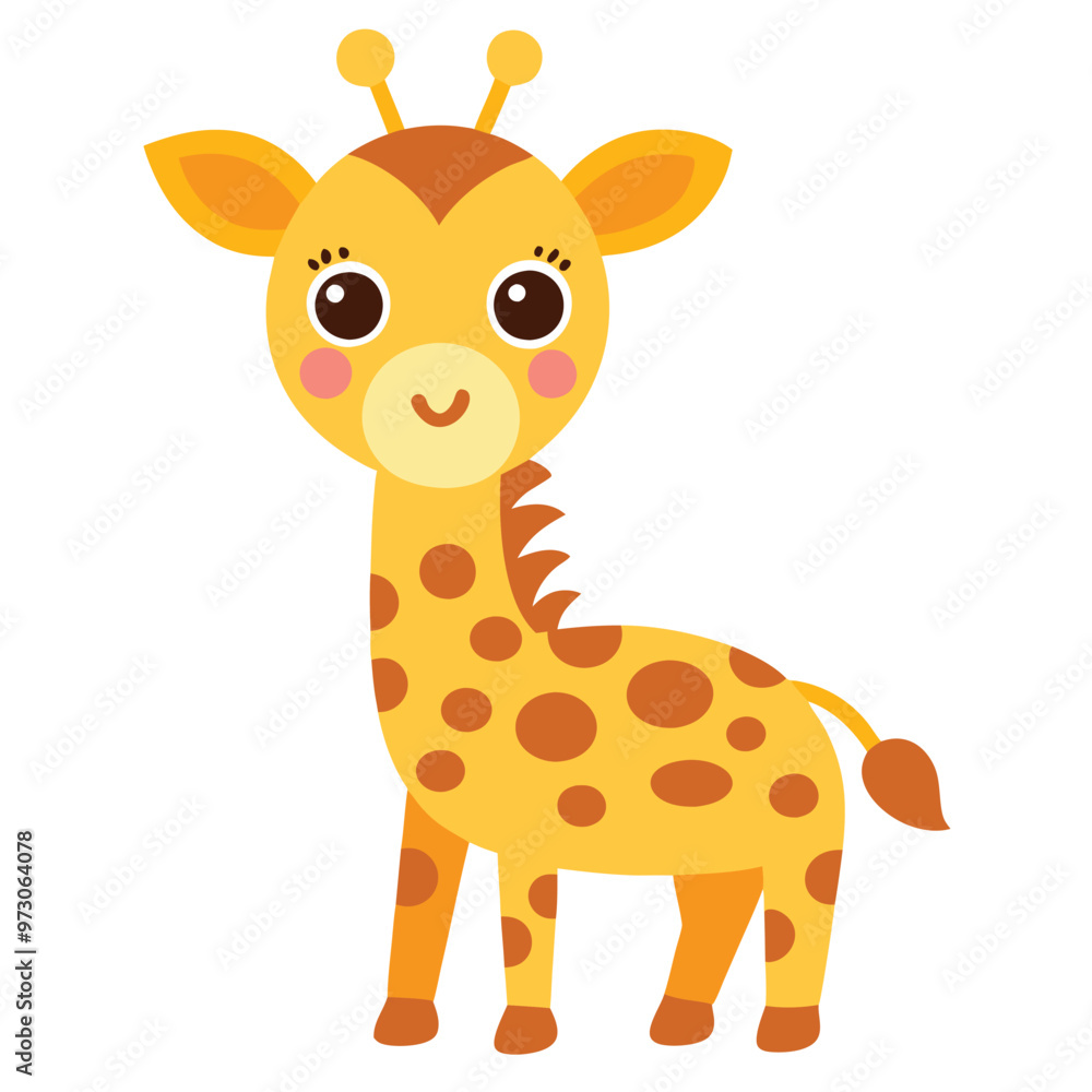 Print Adorable Giraffe Clipart Vector Illustration Featuring Cute and Playful Giraffe Design for Various Projects Print Adorable Giraffe Clipart Vector Illustration Featuring Cute and Playful Giraffe Design for Various Projects