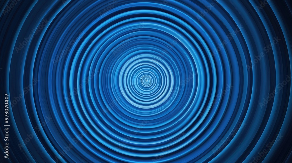 Abstract background with concentric circles in varying shades of blue, creating a hypnotic effect. Abstract background with concentric circles in varying shades of blue, creating a hypnotic effect.