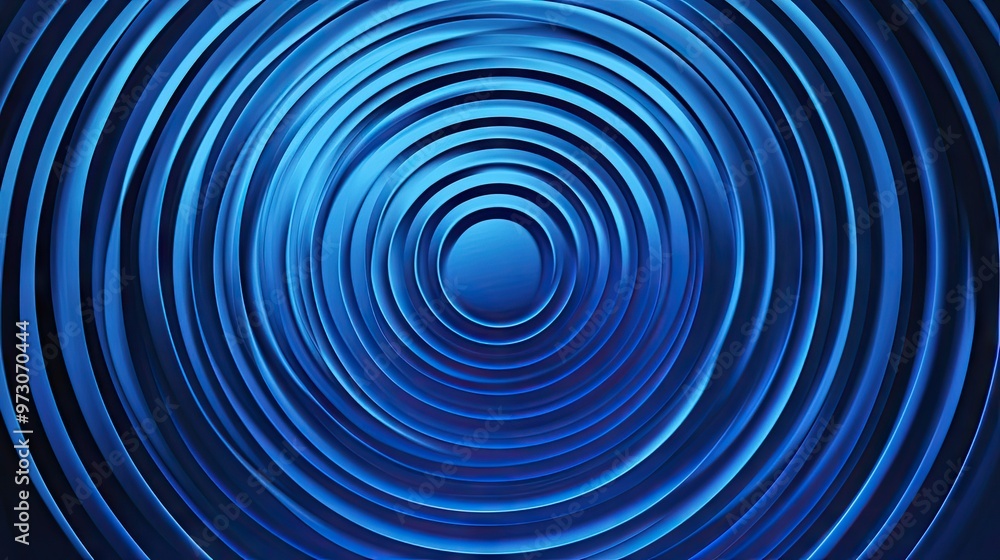 Abstract background with concentric circles in varying shades of blue, creating a hypnotic effect. Abstract background with concentric circles in varying shades of blue, creating a hypnotic effect.