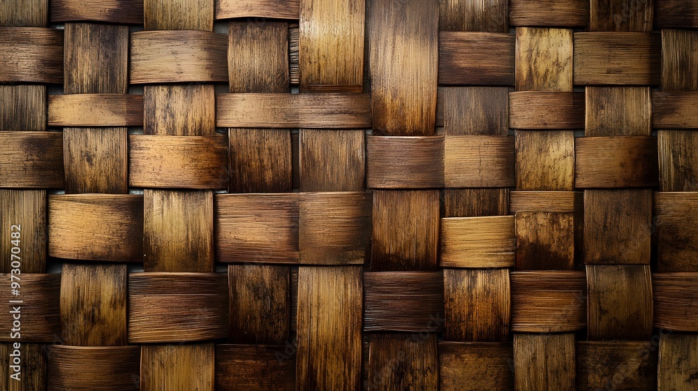 Natural woven wood texture Natural woven wood texture