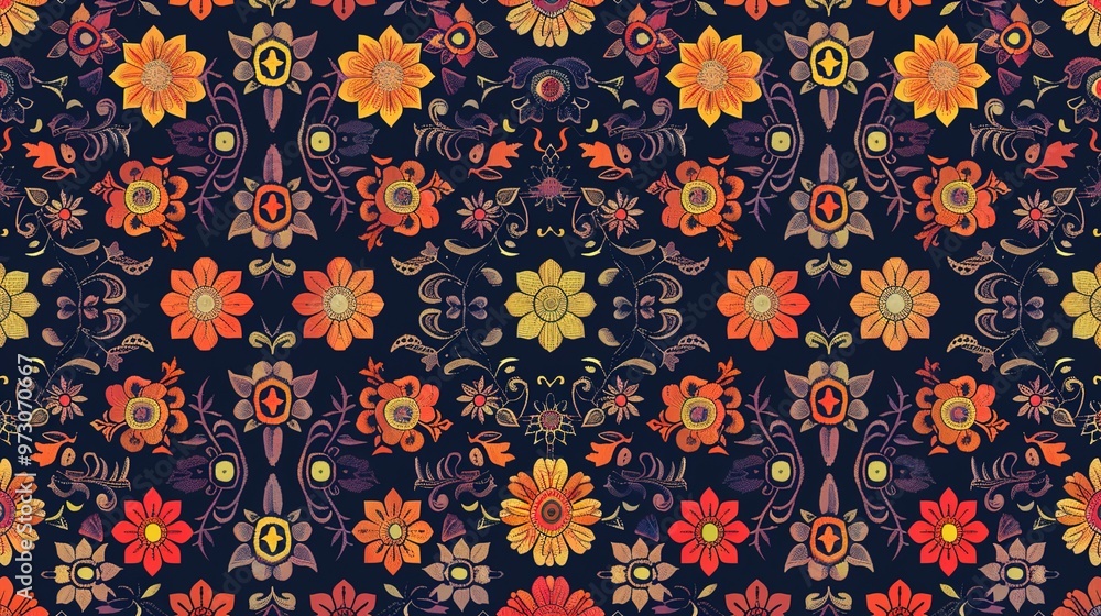 colourful flower pattern wallpaper colourful flower pattern wallpaper