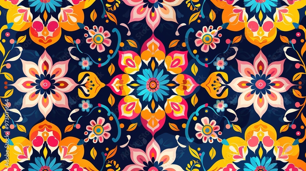 colourful flower pattern wallpaper colourful flower pattern wallpaper