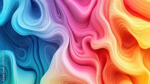 An abstract background featuring waves of color, blending seamlessly in a gradient pattern.
