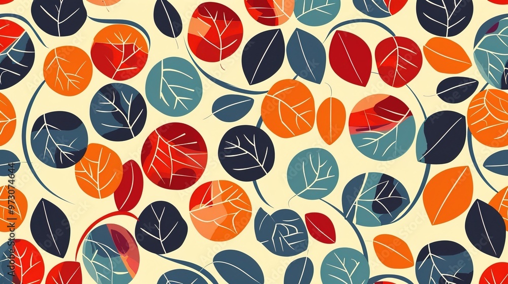 Retro pattern seamless wallpaper Retro pattern seamless wallpaper