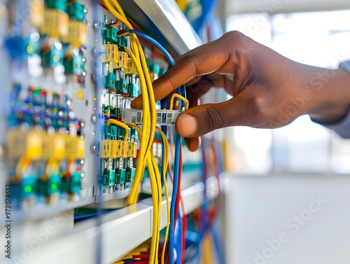 Electrician Inspecting Electrical Wiring System to Ensure Home Safety and Code Compliance