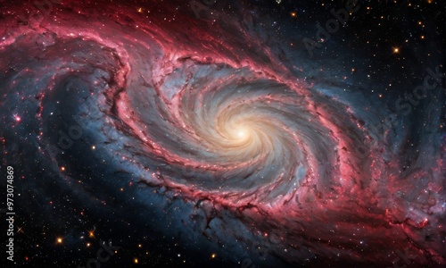 Cosmic Spiral Galaxy Nebula Vortex