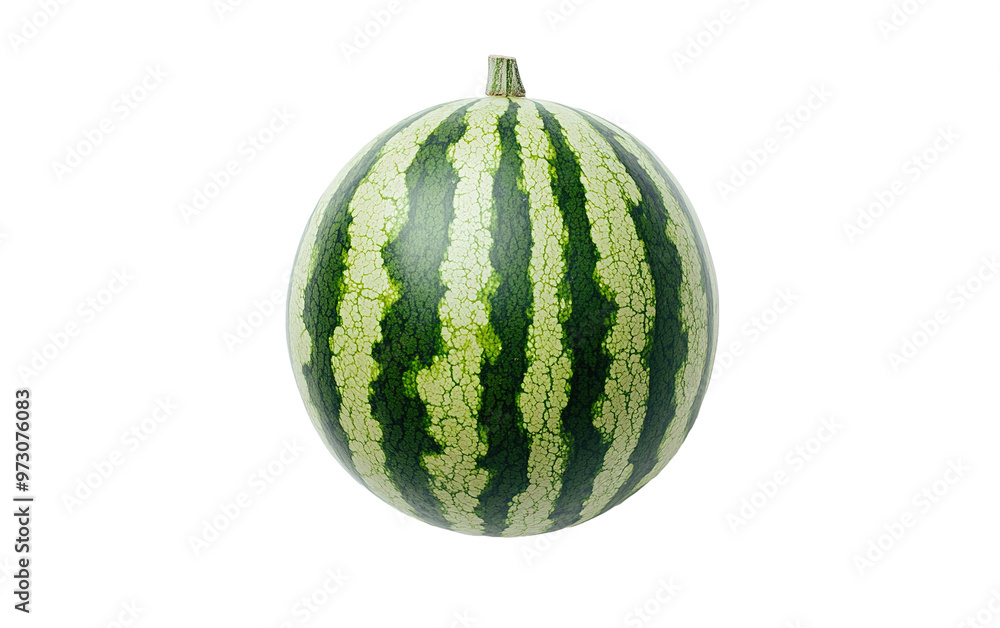Whole watermelon on transparent background, png Whole watermelon on transparent background, png