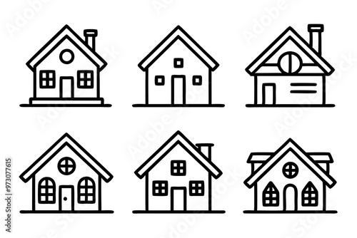 house icon, vector house ICON, logo, simple ,line art home icon, building house icon