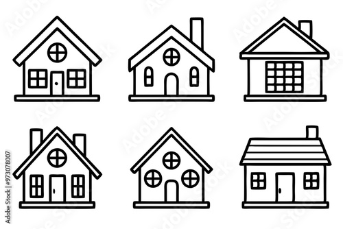 house icon, vector house ICON, logo,  simple ,line art  home icon, building house icon