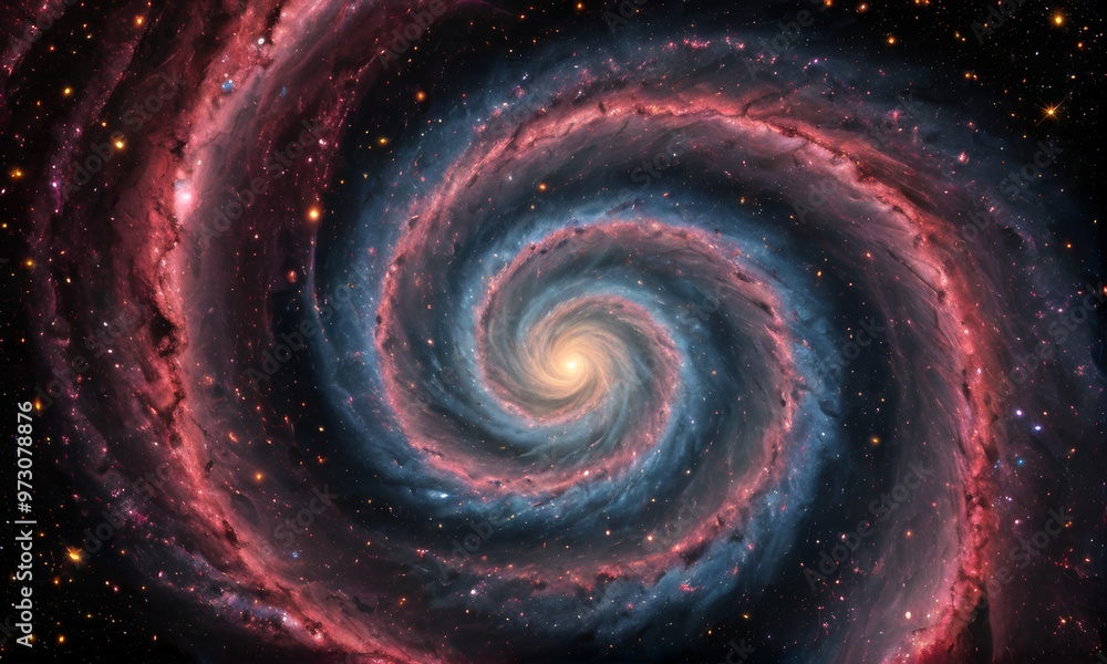 Cosmic Spiral Galaxy Nebula Vortex