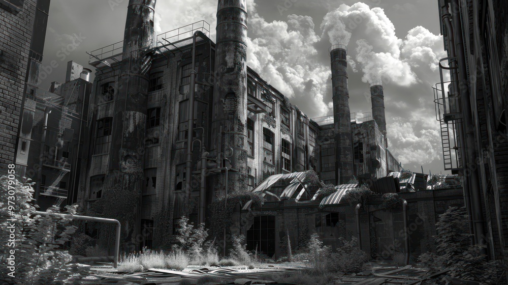 Fototapeta premium Abandoned Industrial Complex