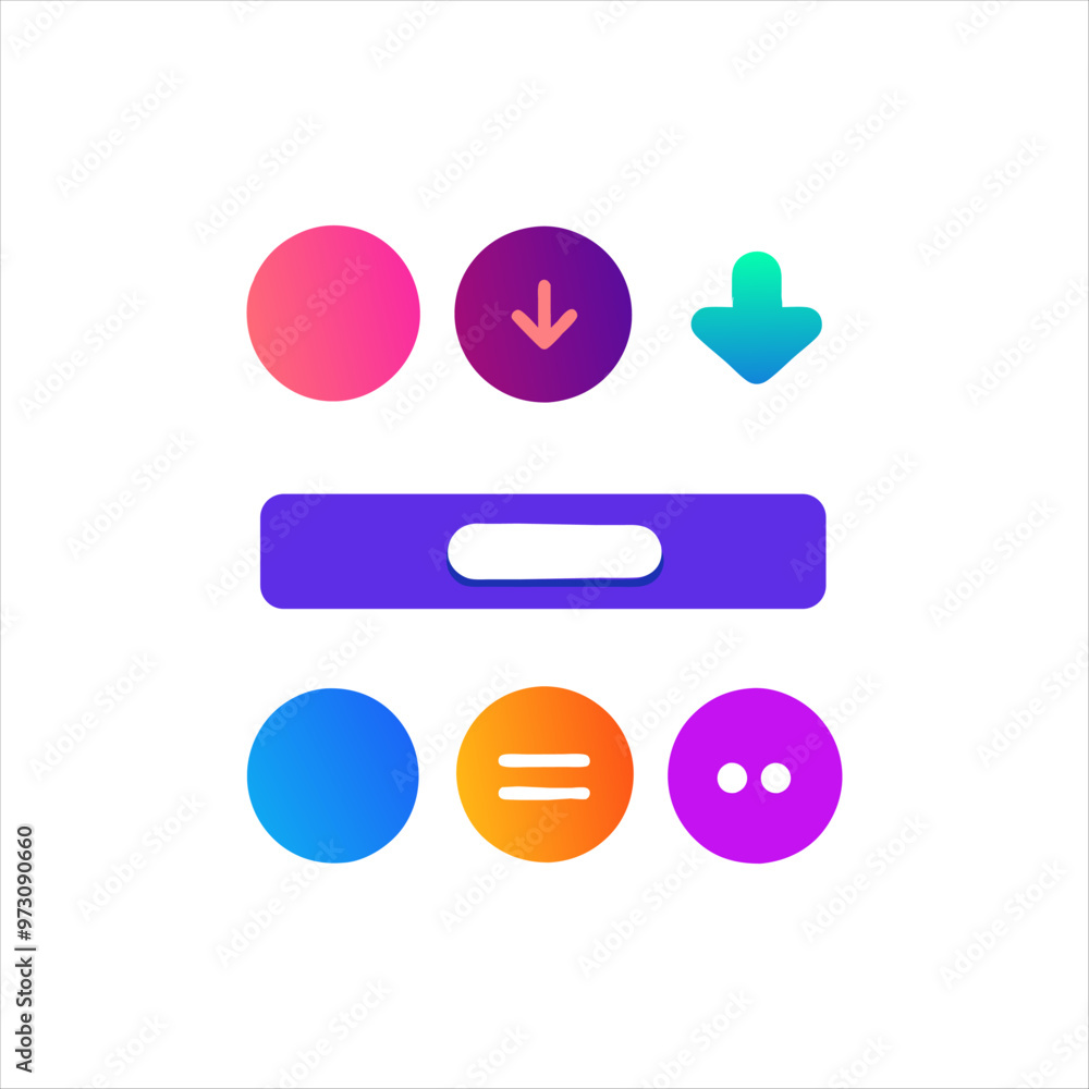 User Interface Icons Set | Buttons, Sliders, and Web Elements for Modern UI/UX Design User Interface Icons Set | Buttons, Sliders, and Web Elements for Modern UI/UX Design