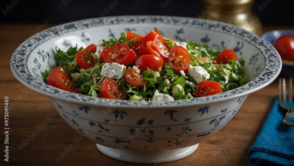 Traditional Mechouia salad Traditional Mechouia salad