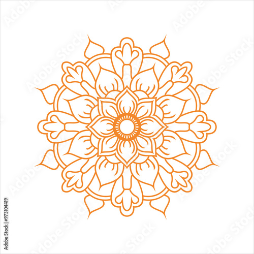 outline mandala