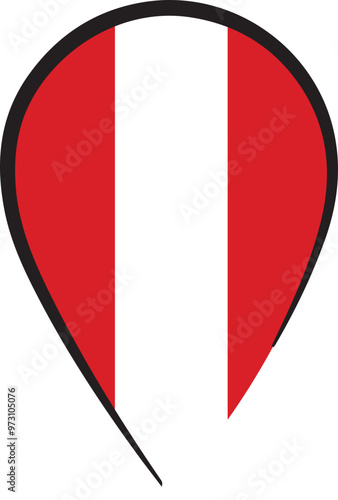 Peruvian Flag Pin