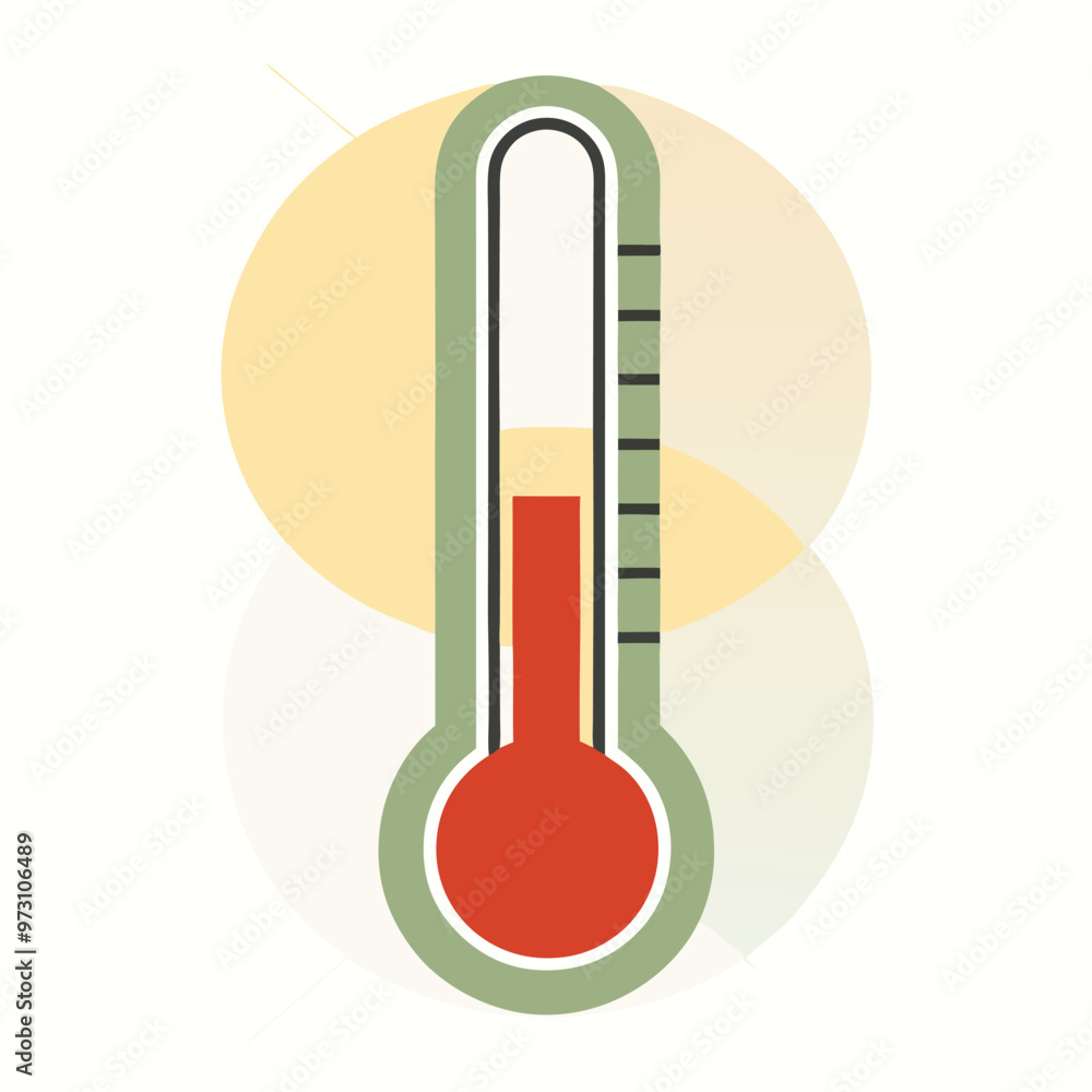 a black and red temperature measuring icon ,vector illustration silhouette, isolated white background a black and red temperature measuring icon ,vector illustration silhouette, isolated white background