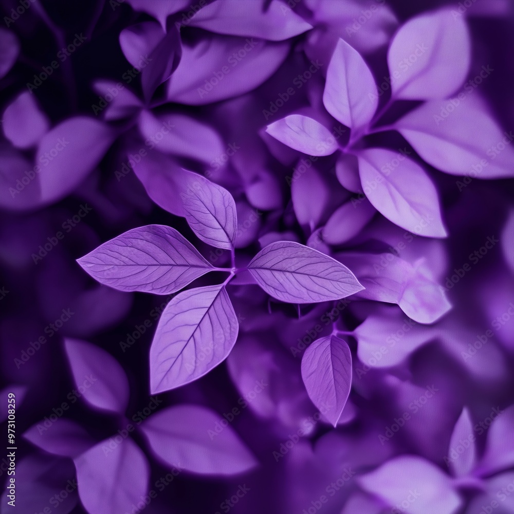 Purple-colored leaves in a close-up view, showcasing their vibrant and detailed texture in a natural setting. Purple-colored leaves in a close-up view, showcasing their vibrant and detailed texture in a natural setting.