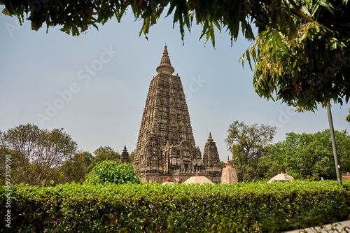 Mahabodhi Temple, Mahābodhi Mahāvihāra, UNESCO World Heritage Site, Buddhist temple in Bodh Gaya, Bihar, India