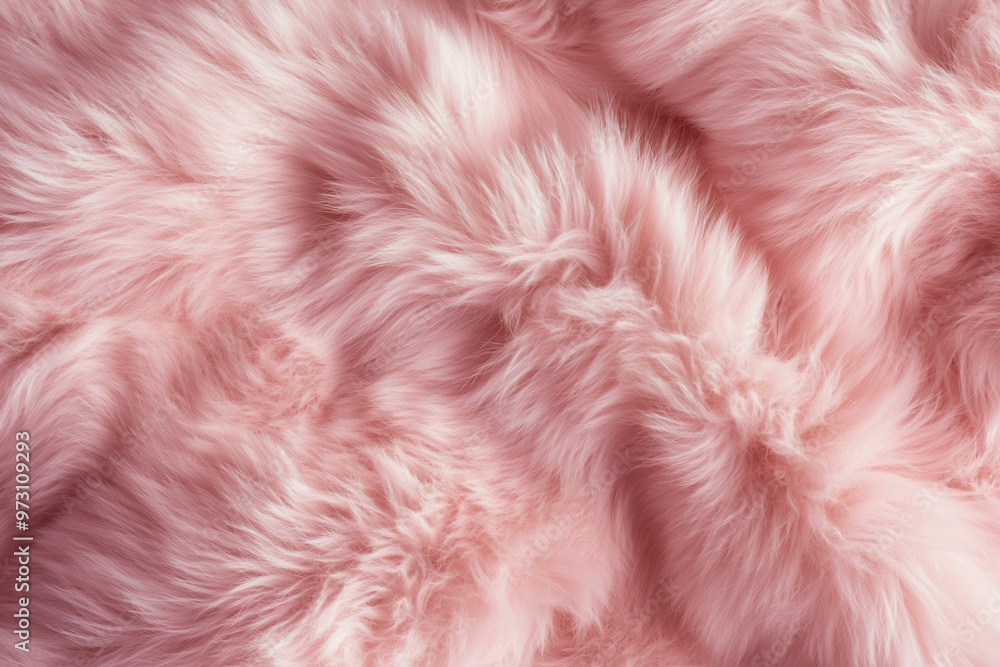 Macro Photography of Fluffy, Soft Pink Fur Texture. Top View of Colorful Hairy Background with Wavy Pattern. Close-Up of Rich and Cozy Animal Fur Texture Macro Photography of Fluffy, Soft Pink Fur Texture. Top View of Colorful Hairy Background with Wavy Pattern. Close-Up of Rich and Cozy Animal Fur Texture