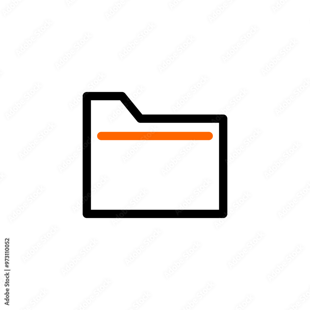 Folder icon vector. Folder symbol. Folder icon vector. Folder symbol.