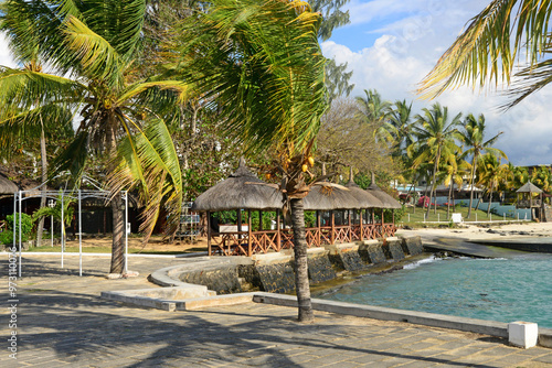 Africa, picturesque area of Mont Choisy in Mauritius photo