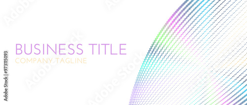 White Multicolor Feminine Abstract Background Banner