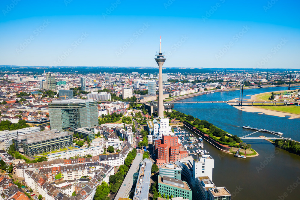 Medienhafen Media Harbour district, Dusseldorf