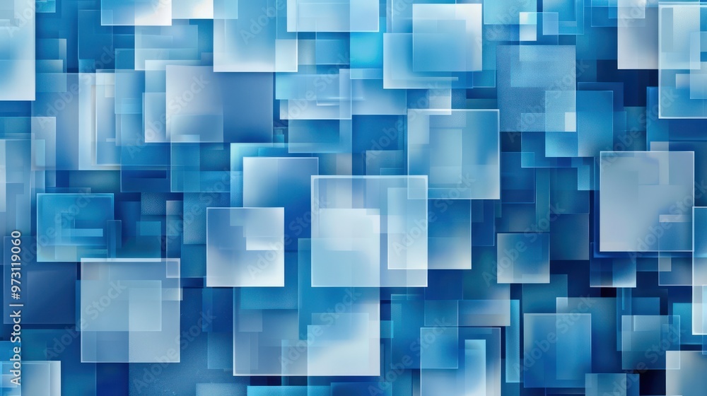 Abstract Blue Square Background Abstract Blue Square Background