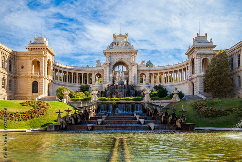 Obraz na płótnie Palais Longchamp palace in Marseille w salonie